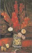 Vincent Van Gogh Vase with Red Gladioli oil
